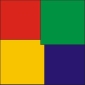 Das Logo mit den 4 Farben des clabaudrio